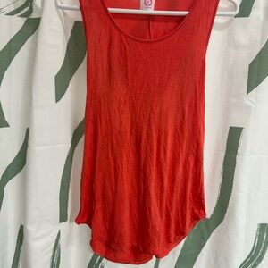 Red Sleeveless Top